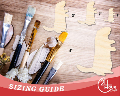 Unfinished Wood Standing Groundhog Shape | Groundhog Day | DIY Craft Cutout | up to 46" DIY