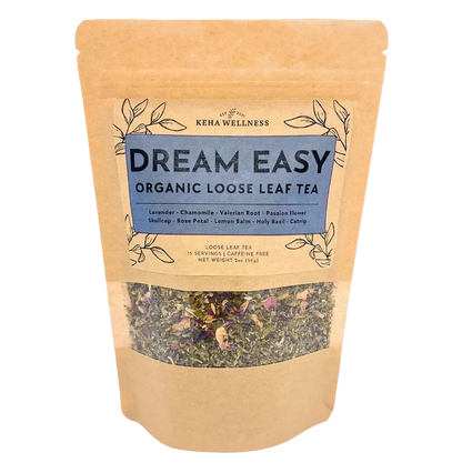 Dream Easy Loose Leaf — Evening Herbal Tea | Chamomile, Valerian & Lavender Blend