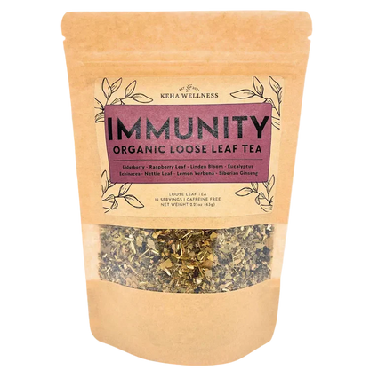 Immunity Loose Leaf Tea — Elderberry & Echinacea | Organic Herbal Blend