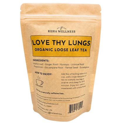 Breathe Loose Leaf — Mullein & Elecampane | Organic Respiratory Herbal Tea