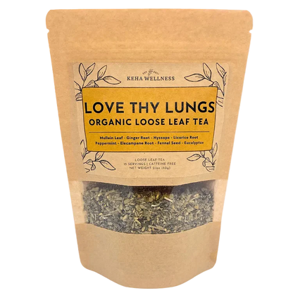 Breathe Loose Leaf — Mullein & Elecampane | Organic Respiratory Herbal Tea