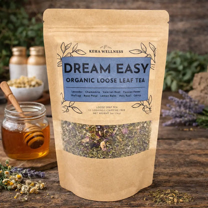 Dream Easy Loose Leaf — Evening Herbal Tea | Chamomile, Valerian & Lavender Blend